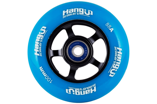 her ser du et billede af HangUp Alu Core Blå 100 mm hjul