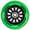 dette er et billede af Slamm Hjul Grøn Nylon Kerne