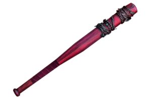Barbed wire bat - 80cm - red-0
