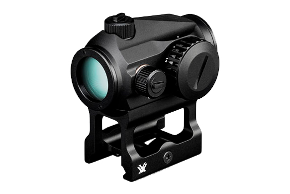 Vortex Optics Crossfire Rødpunktsigtet på en AR15 Højt mount bagfra