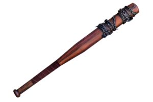 Barbed wire bat - 80cm - Wood-0
