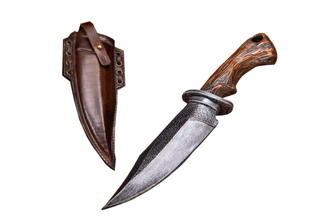 Ranger Knife with Scabbard - Brown - 32 cm