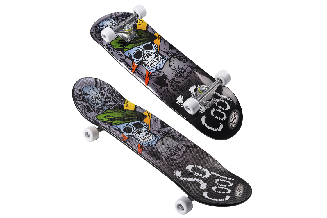 Køb California Skull Skateboard coated Rodes.dk