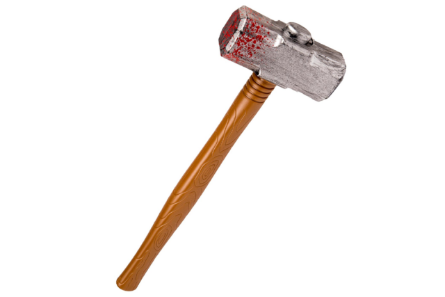 Hammer med Blod på - 52 cm