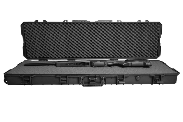 Airsoft tilbehør - ASG Pro Kuffert med plukskum - 136x40 cm - Sort