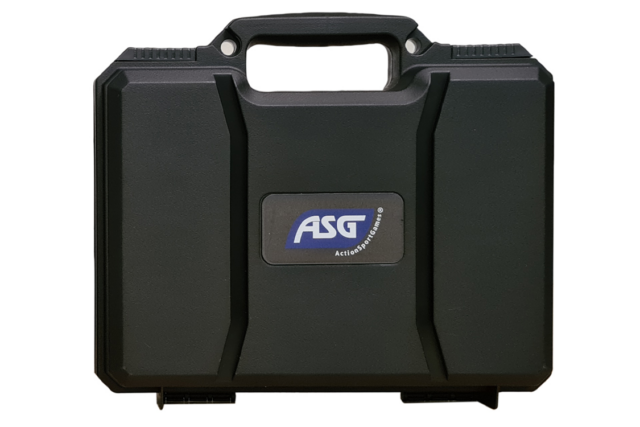 Airsoft tilbehør - ASG Pistol Kuffert med plukskum - 31x27 cm - Sort