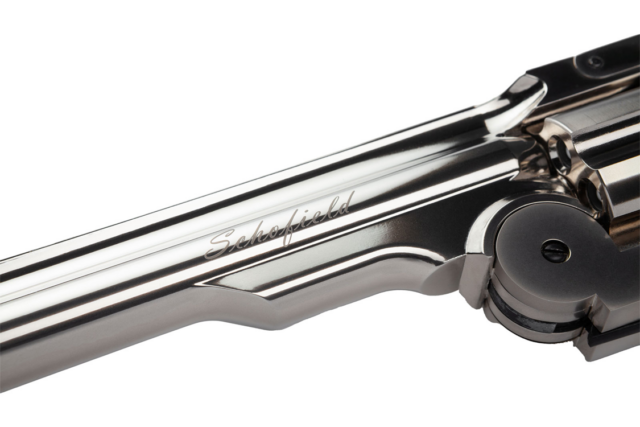 Airsoft våben - Schofield CO2 Full metal 6" Revolver - Silver