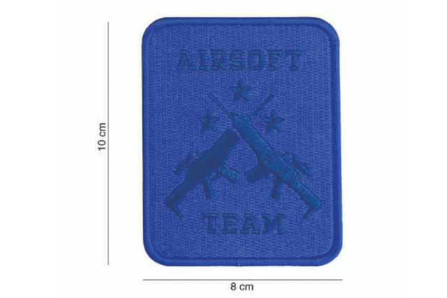 Airsoft Patch mærke i blå