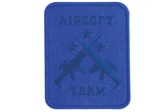 Airsoft Patch mærke i blå