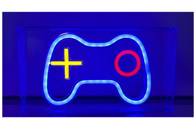 Veli Gamer / Controller Neonskilt