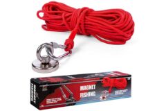 Fiskemagnet 60 kg De luxe med line og Karabinhage