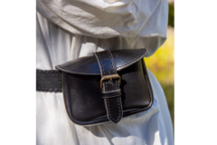 Warrior Bag Faux Leather – Small i Sort