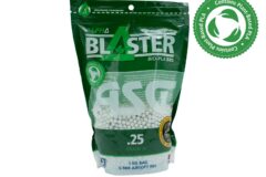 Alpha Blaster PLA BBs 0.25 g – 1 kg pose (4000 stk.)