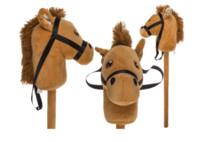 Brun Kæphest – 75 cm