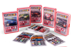 4 Pakker Bil Spillekort - Ny Version