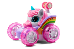 Unicorn Bil – Fjernstyret bil med LED-lys i pink