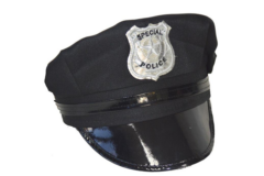 Politihat Sort - Voksen