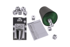 Terningesæt med klassiske Yatzy Plader - Kompletsæt