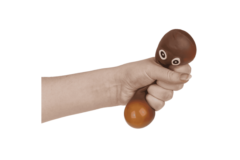 Squeeze "Poo" med Øjne - Stretchy poop 14 cm