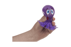 Squeeze Blæksprutte med Gel og Sugekopper - 8,3 cm