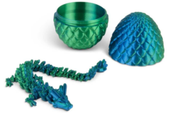 Drage Æg med Drage i 3D Print