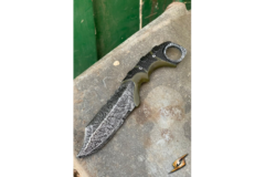 Taktisk Kastekniv - Sort - 21 cm