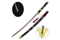 Roronoa Zoro’s Katana (Enma, Sort) - Bambusklinge med LED Lys