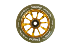 Snakebite Hjul 110mm -Grøn/Guld 2 stk.