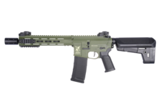 Delta Armory M4 AR15 SilentOps 10" Charlie - Olive (Komplet Sæt)