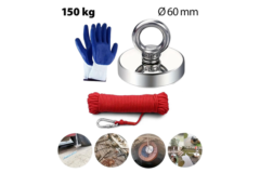 Magnetfiskeri Super Sæt - 150 kg