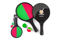 2 i 1 Strandspil - Bolde med og uden Velcro