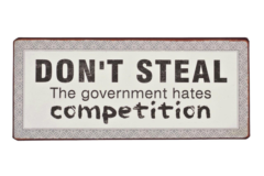 Don't steal (Metal Skilt)