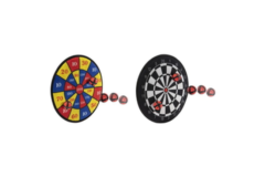 Dartskive velkro m. 3 bolde - 29,5 cm (Vælg mellem 2 farver)