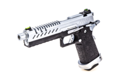 Vorsk Hi-Capa 5.1 GBB Pistol - Silver / Black