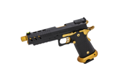 Vorsk Hi-Capa CS Vengeance 5.1 GBB Pistol - Black / Gold Match