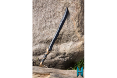 Elven Hunter Blade (Sort og Guld) - 75 cm