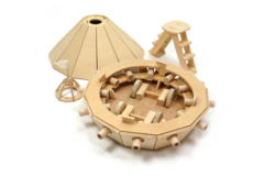 Da Vinci Tank model i Træ