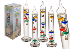Glas Galileo termometer - 18 cm