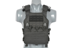 Laser-Cut “Buckle Up" Assault Plate Carrier med AR15/AK Magasin Pouch - Sort (8FIELDS)