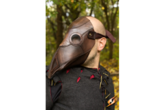 Plague Doctor Mask Leather - Brown
