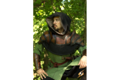 Shoulder Armour & Neck Guard - Brun