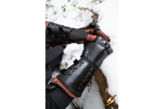 Leather gauntlet junior - M/L