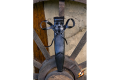 Full Scabbard Dagger - Black - 35 cm