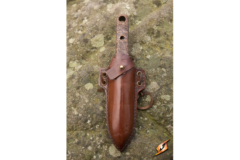 Thrust Knife + Holder - Brown
