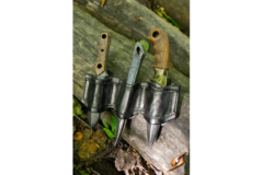 Rogue Knife Set Holder med 3 knive - Sort læder