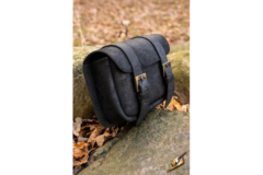 Warrior Bag Suede Ruskind – Large i sort