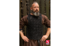 Viking Leather Armour - Black - Large