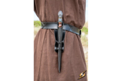 Wand Sheat - Faux Leather Black - tryllestavs skede