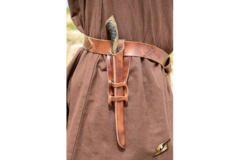 Wand Sheat - Faux Leather Brown - Tryllestavs skede