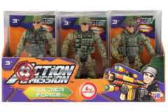 Legetøjs Soldat med Våben (Flere varianter)